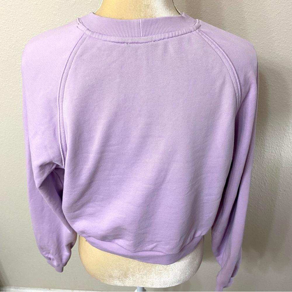 Maje x Varley Fleece Cropped Sweatshirt - Picture 6 of 12